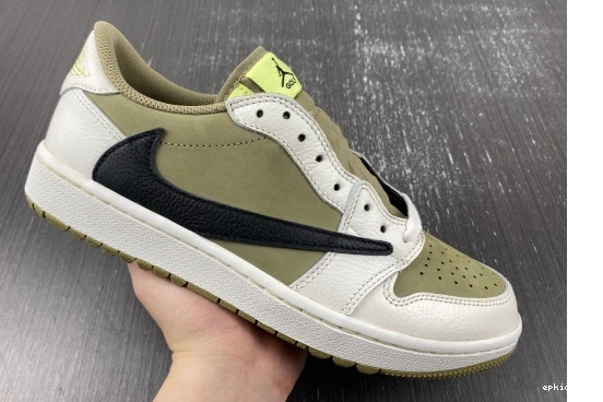 Rep EP Travis Neutral Low 1 Golf Jordan Scott Retro Olive FZ3124-200 0519